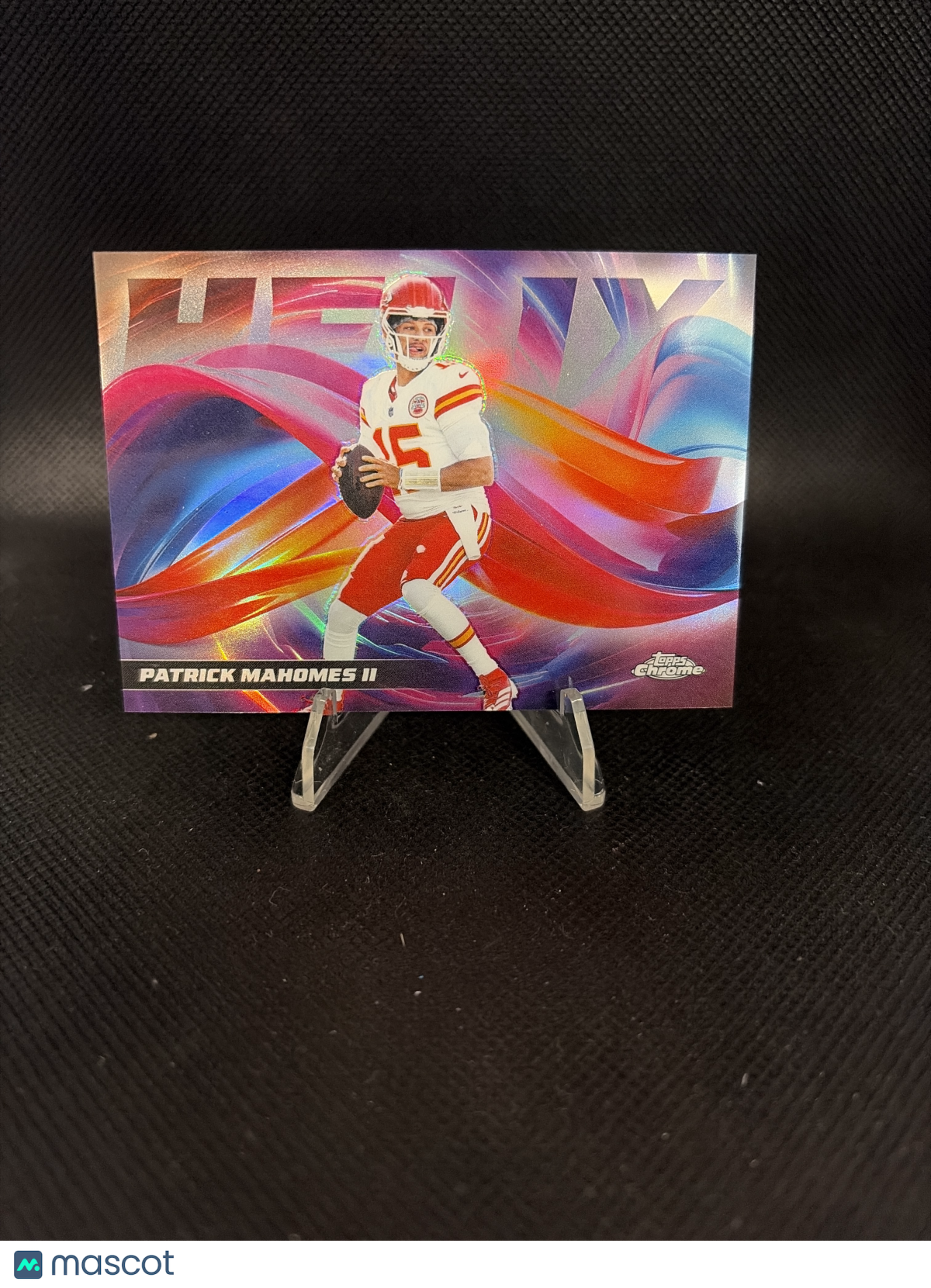 2025 Topps Chrome Helix Patrick Mahomes II Helix #HX-2 Case Hit SSP