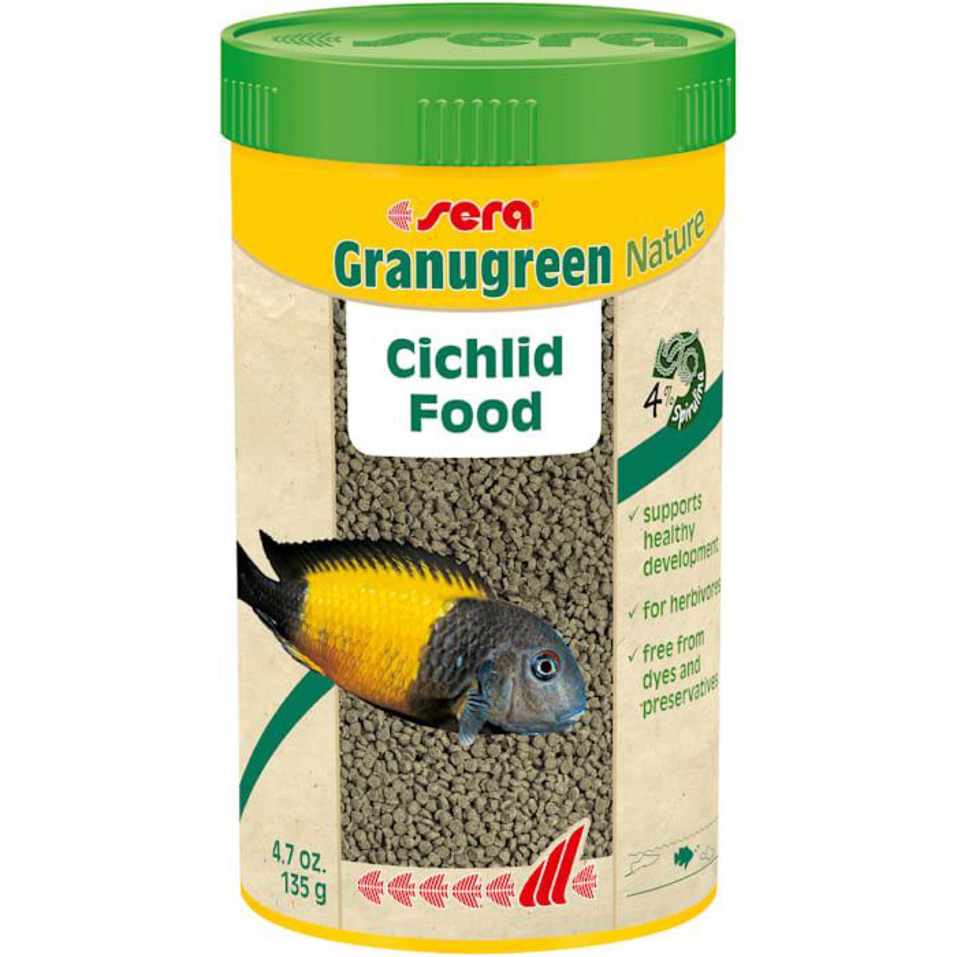 Sera Granugreen Nature Cichlid Food