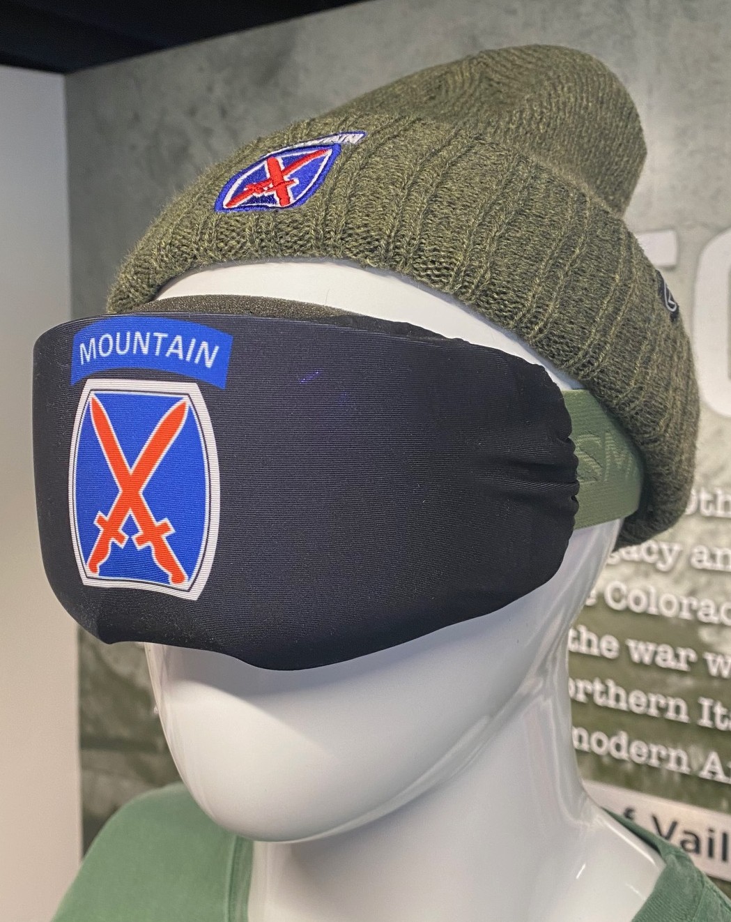 10th Mountain Division Logo Goggle Cover by gogglesoc