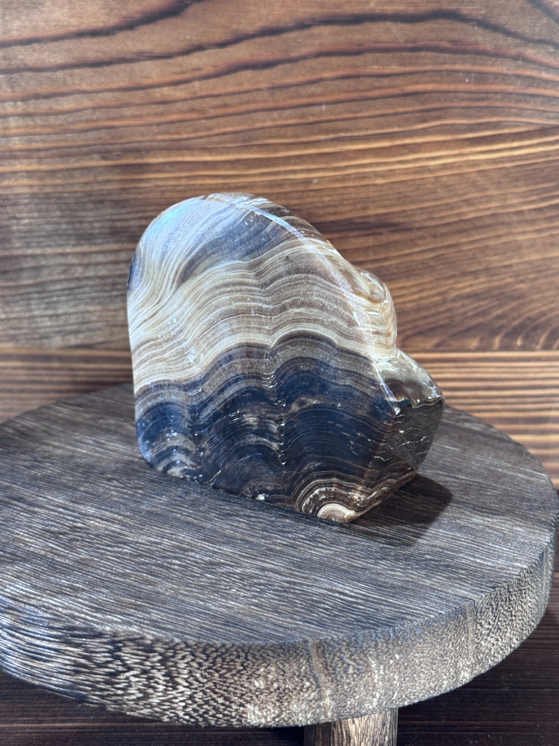 Chocolate Calcite Freeform
