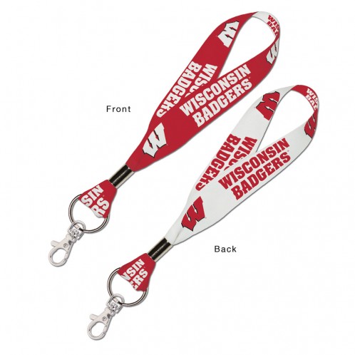 Wisconsin Badgers Wristlet Keystrap