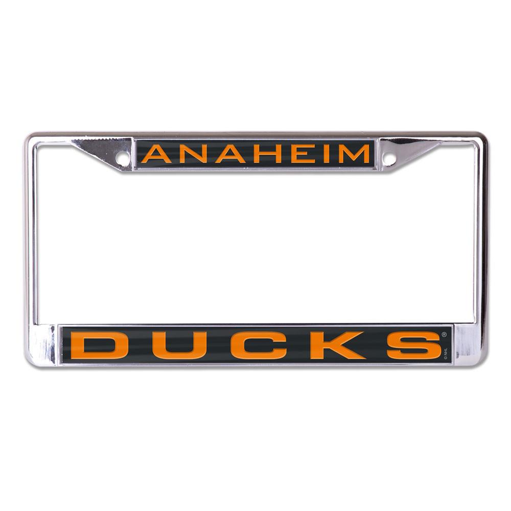 Anaheim Ducks Black Laser Cut License Plate Frame