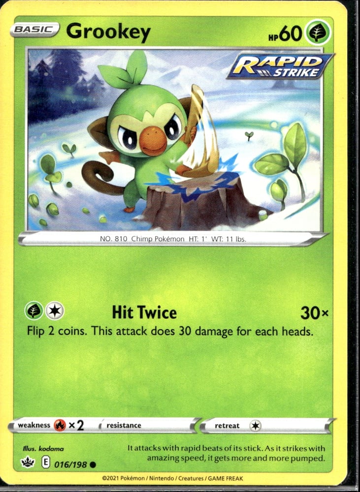 Grookey - SWSH6 16/198