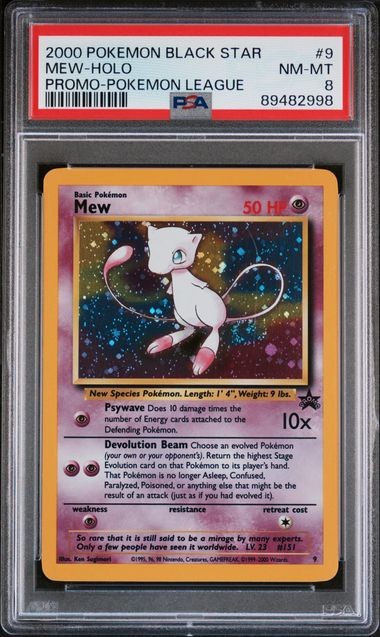 MEW-HOLO PROMO-POKEMON LEAGUE