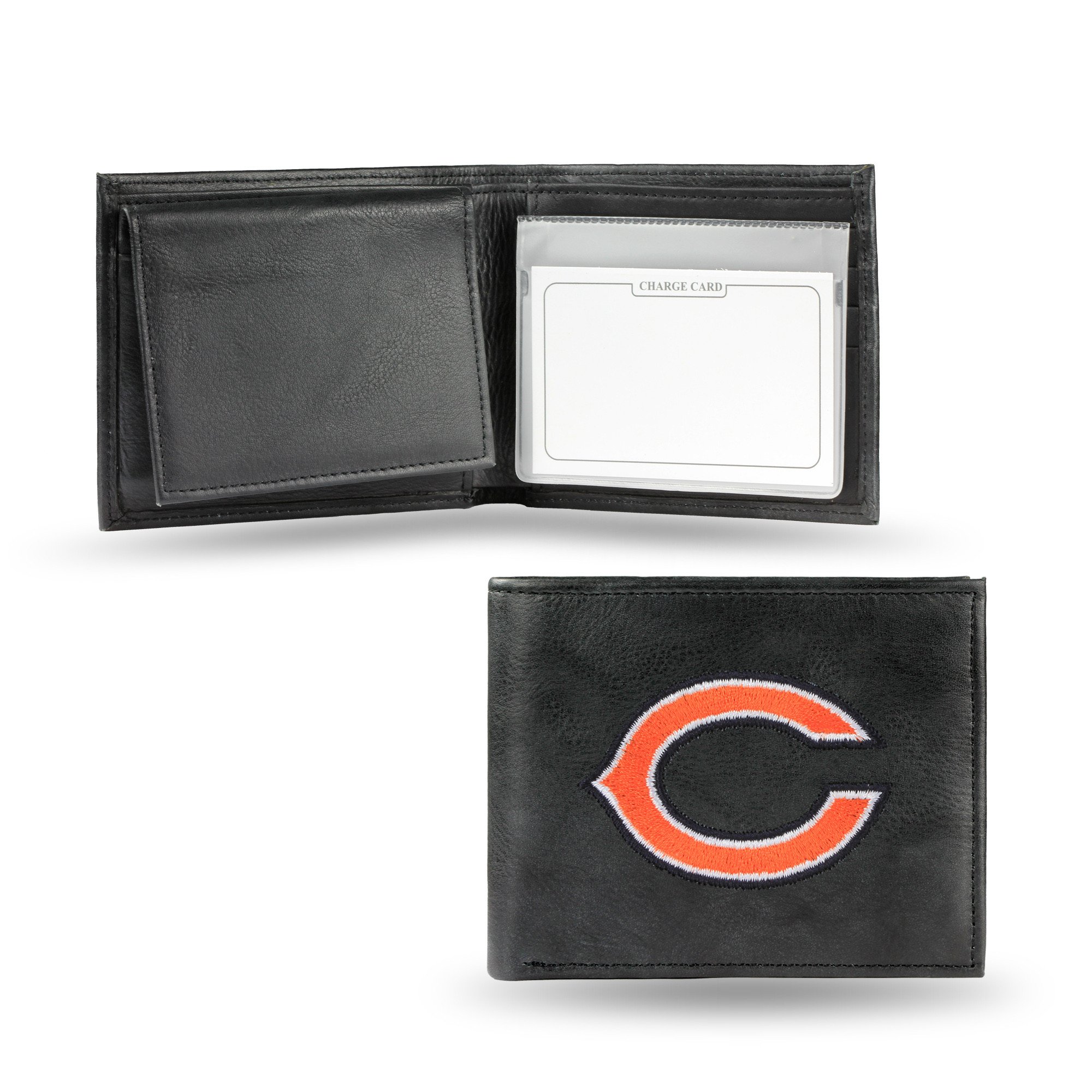Chicago Bears Embroidered Leather Bi-Fold Wallet