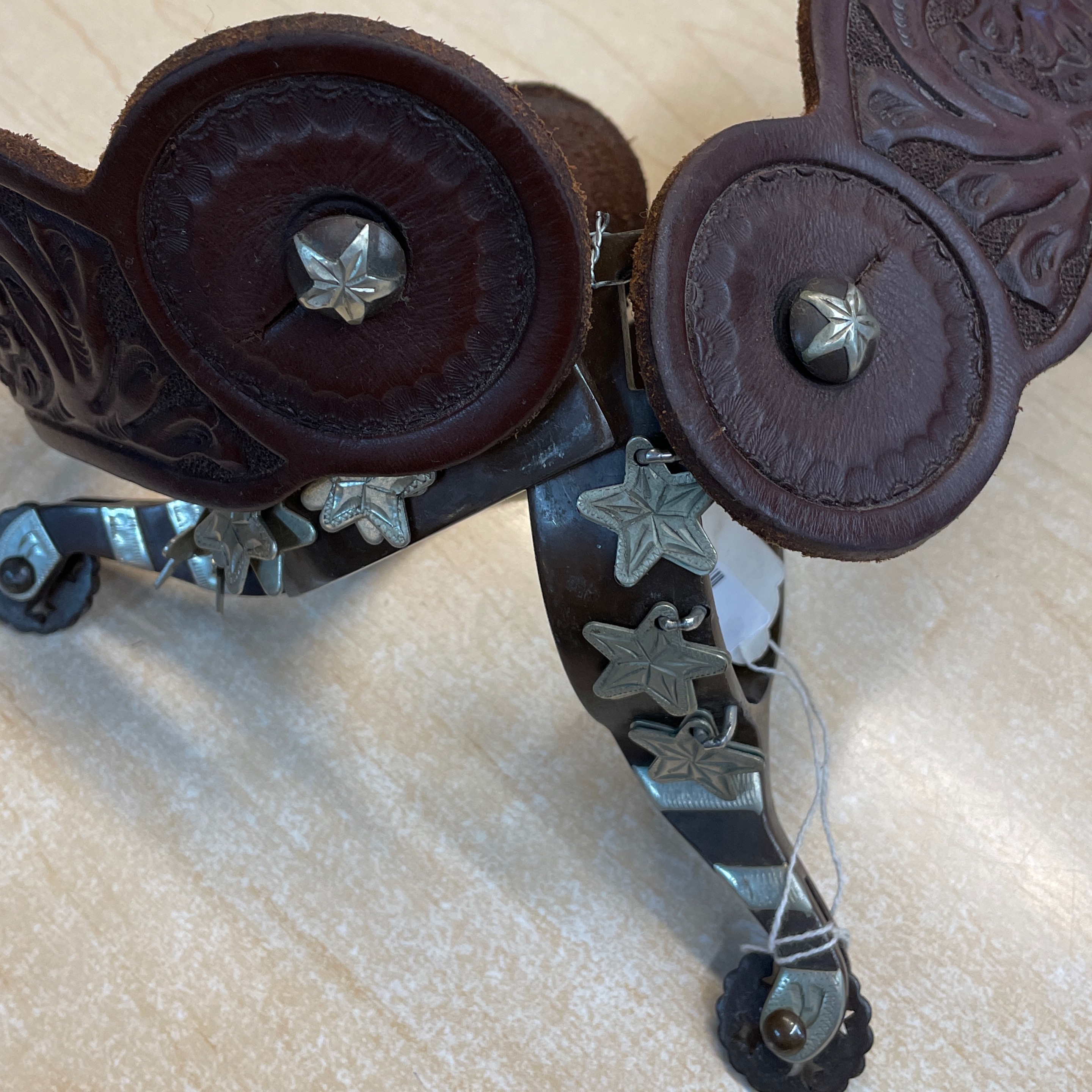 Spurs Tooled w/Silver