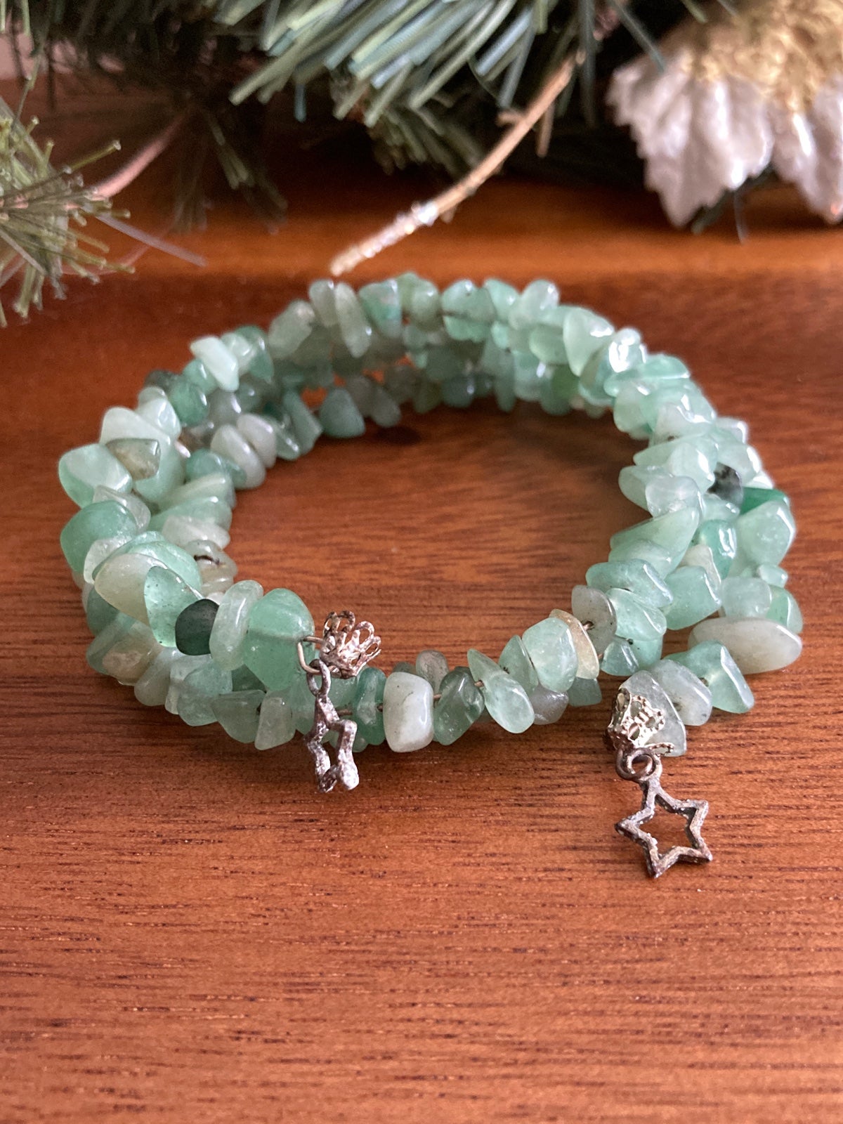 Ultimate Prosperity Aventurine Stone Bead Wrap Bracelet