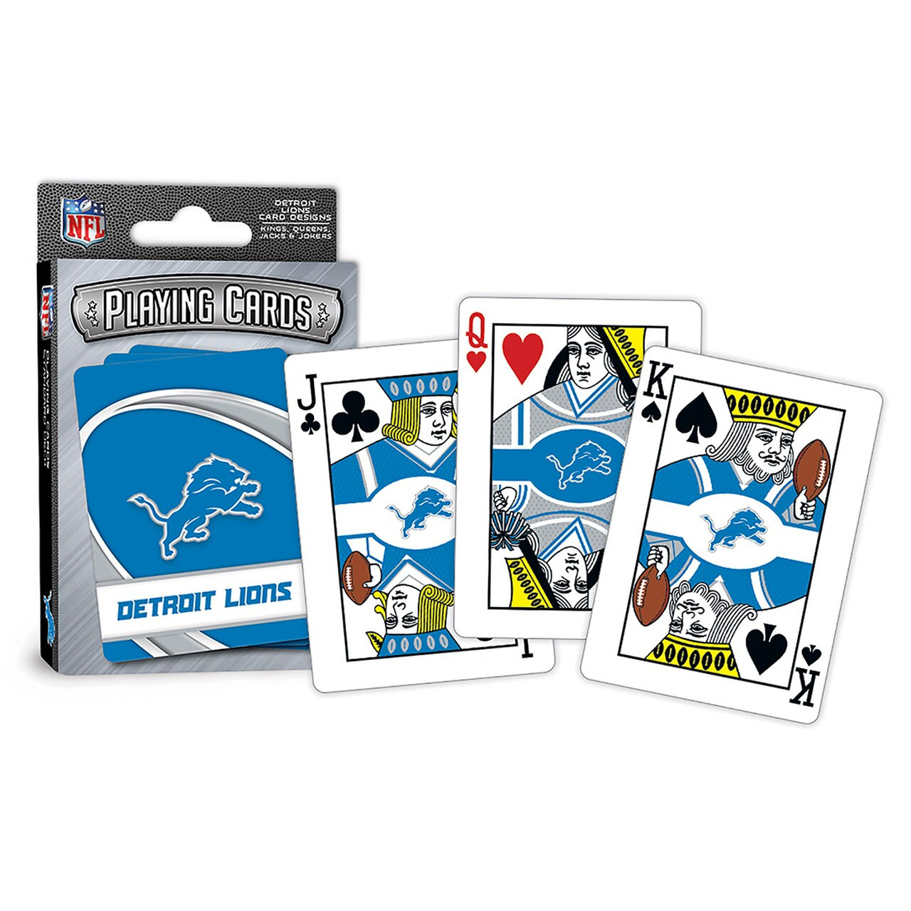 Detroit Lions Logo Playing Cards