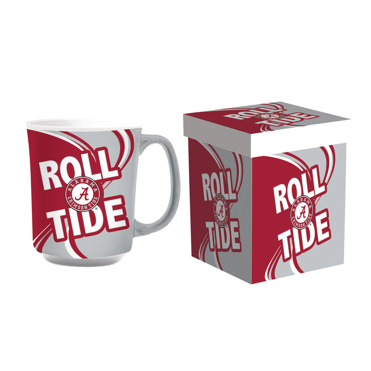 Alabama Crimson Tide Ceramic Coffee Mug with Matching Box 14oz