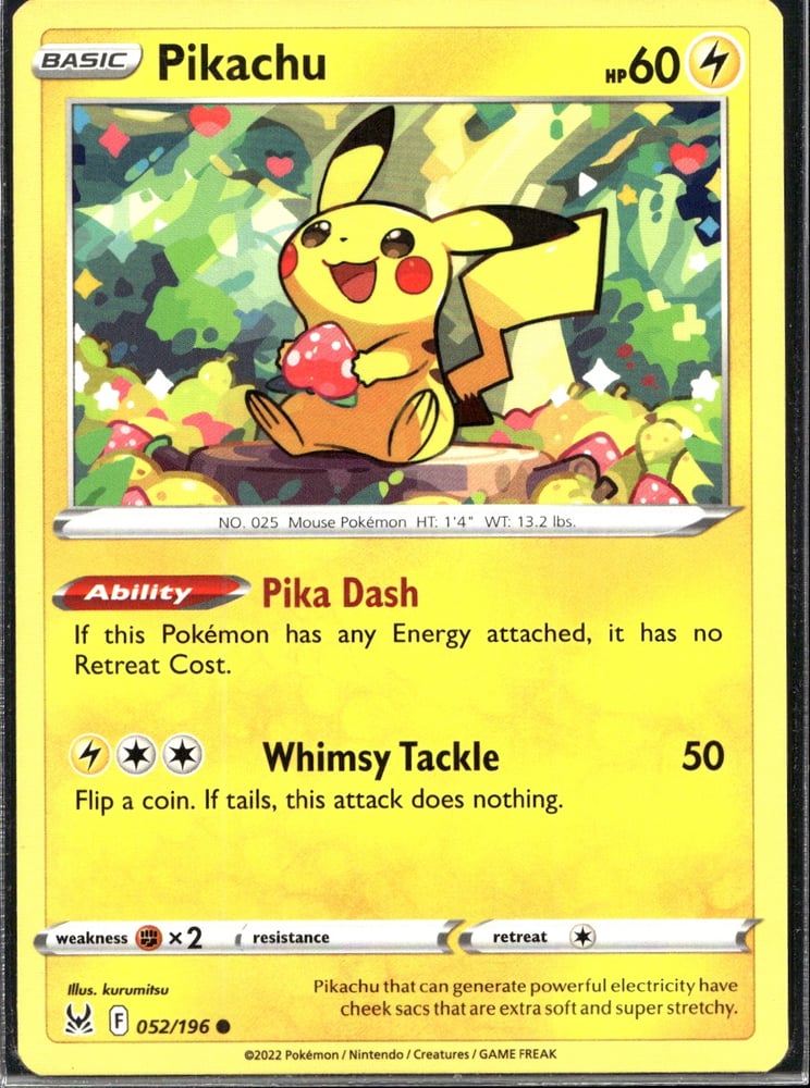 Pikachu - SWSH11 52/196