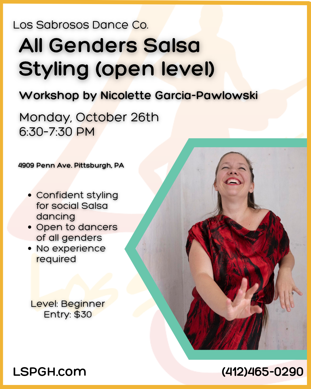 Open Level, All Genders Salsa Styling