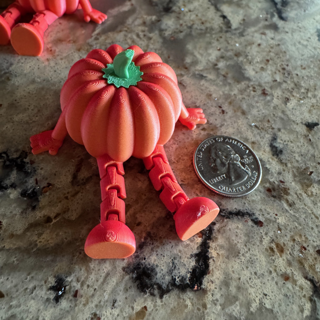 Pumpkin Buddy with Flexi Legs