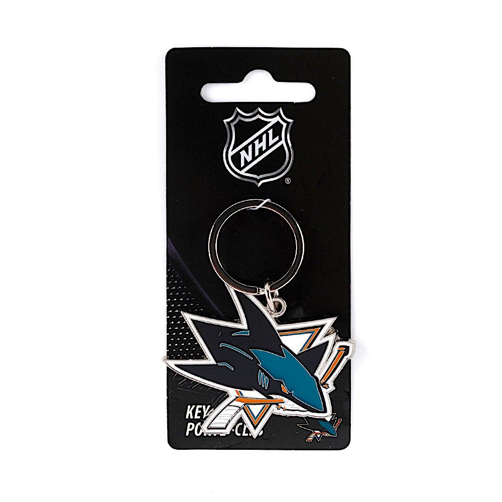 San Jose Sharks Large Premium Keychain