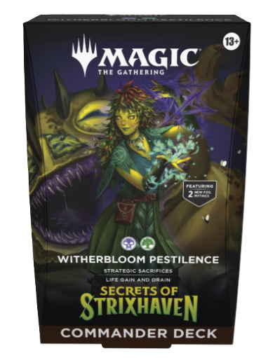Magic The Gathering: Secrets of Strixhaven Commander Deck Witherbloom Pestilence img