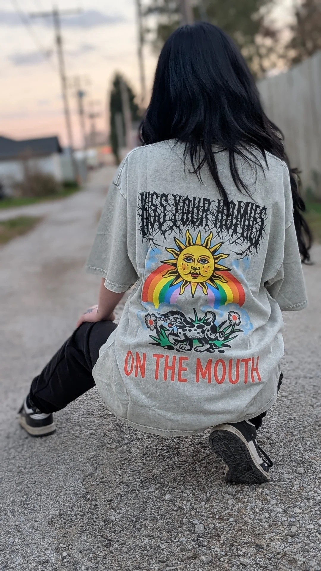 Kiss Your Homies - shirt by Inked & Awkward