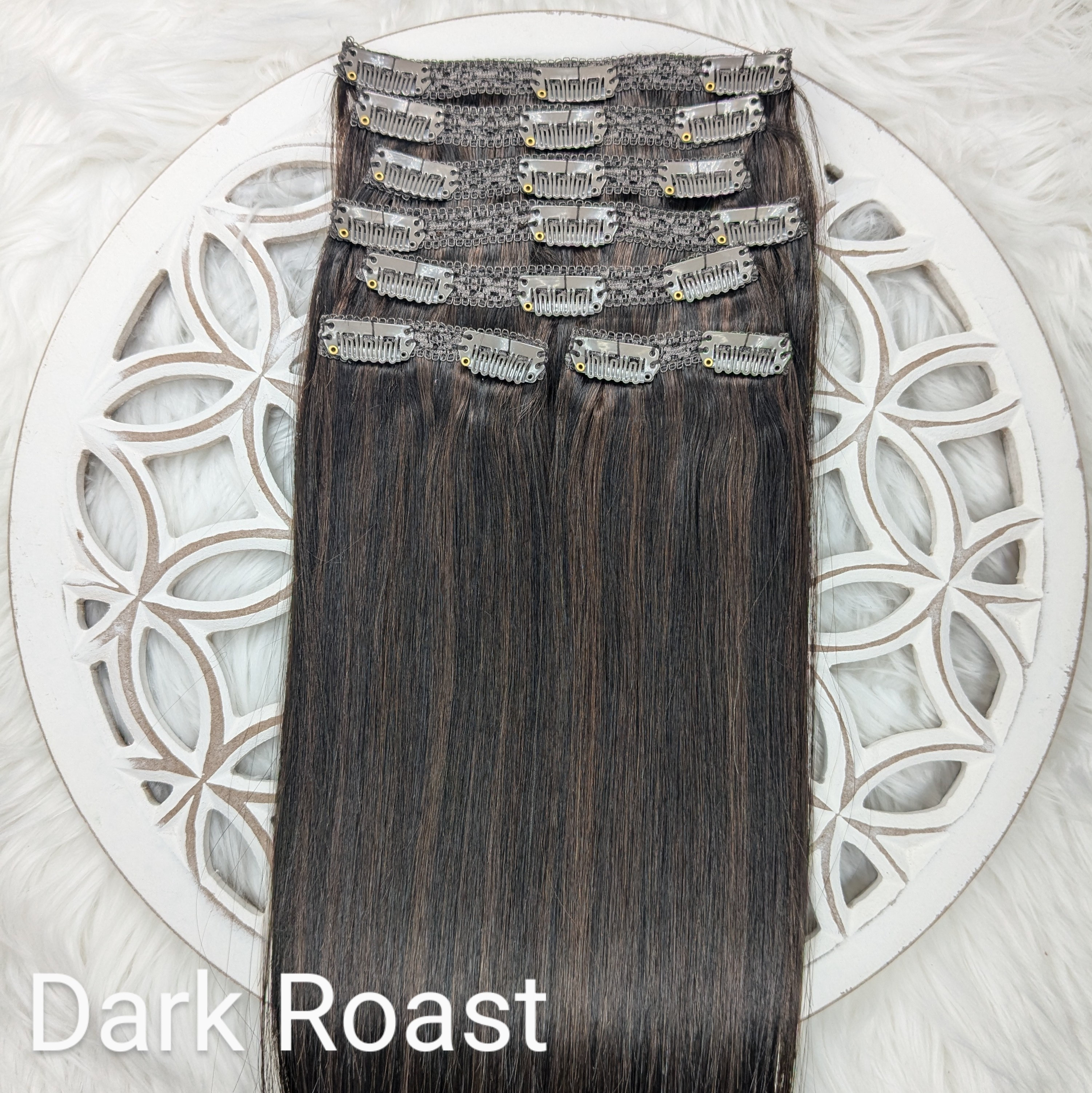18" Russian Remy Clip In Hair Extensions 120g – Try On Free Las Vegas