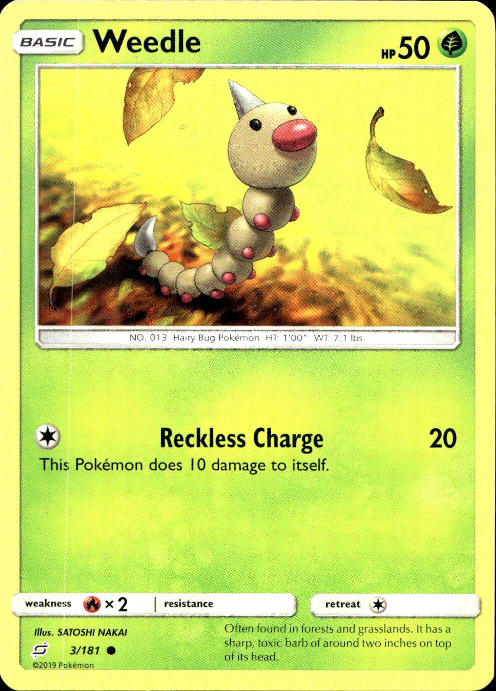 Weedle - SM9 3