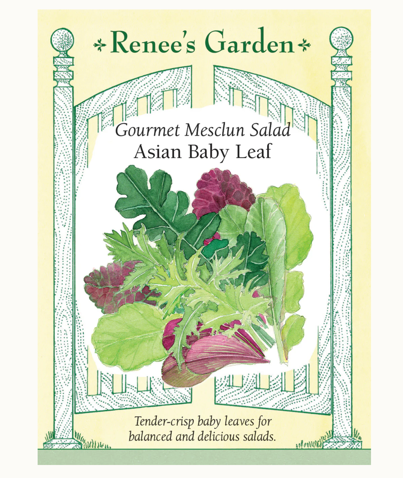 Renee's Garden | Gourmet Mesclun Salad Asian Baby Leaf Lettuce