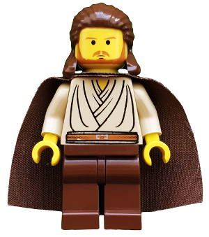 Sw0027 Qui-Gon Jinn (Yellow Head)