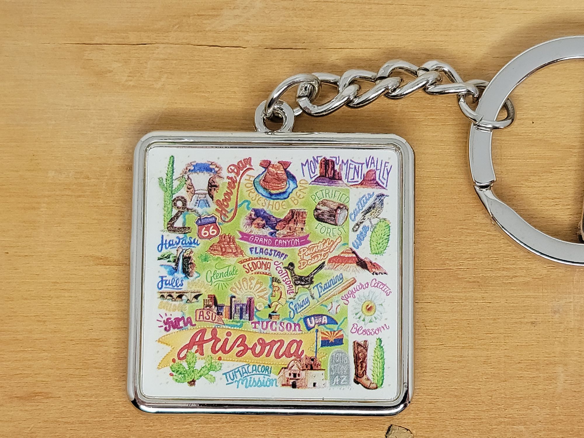 KC - Arizona Map/White