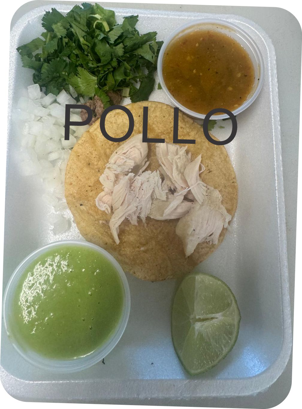 Combo 2: Tacos de Pollo from Tacos del Valle