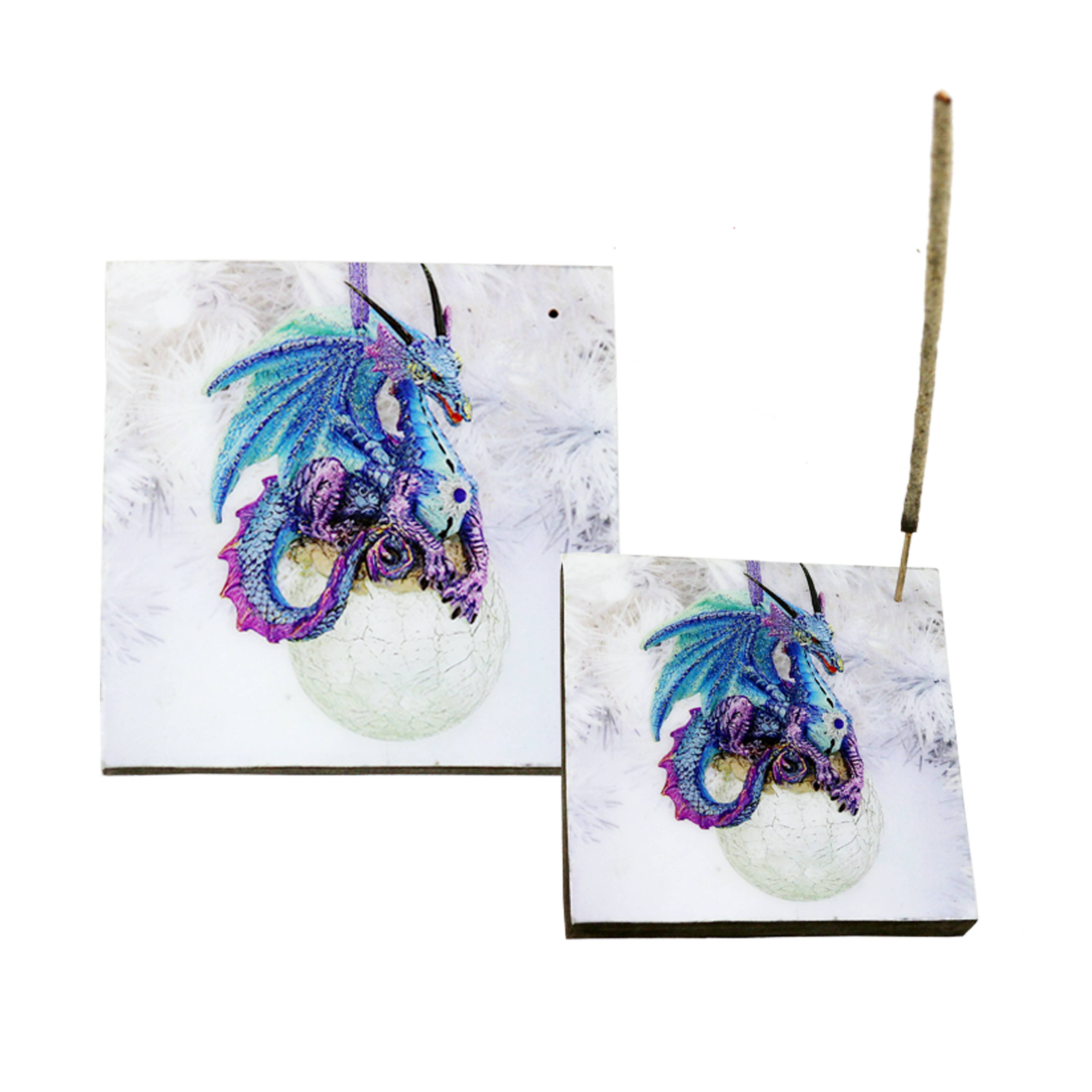 Designs By Deekay - Magic Dragon Wooden Incense Holder