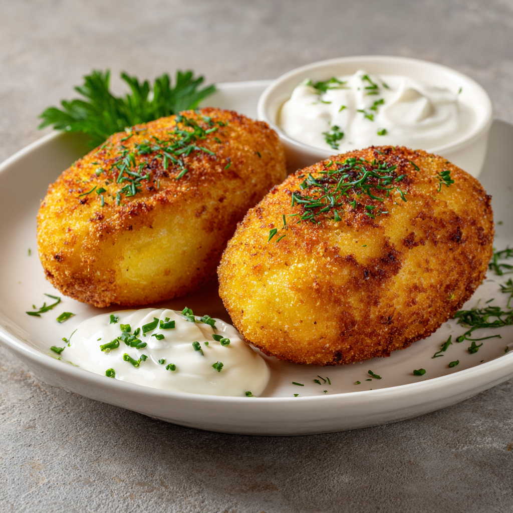 Potato & Chicken Zrazy