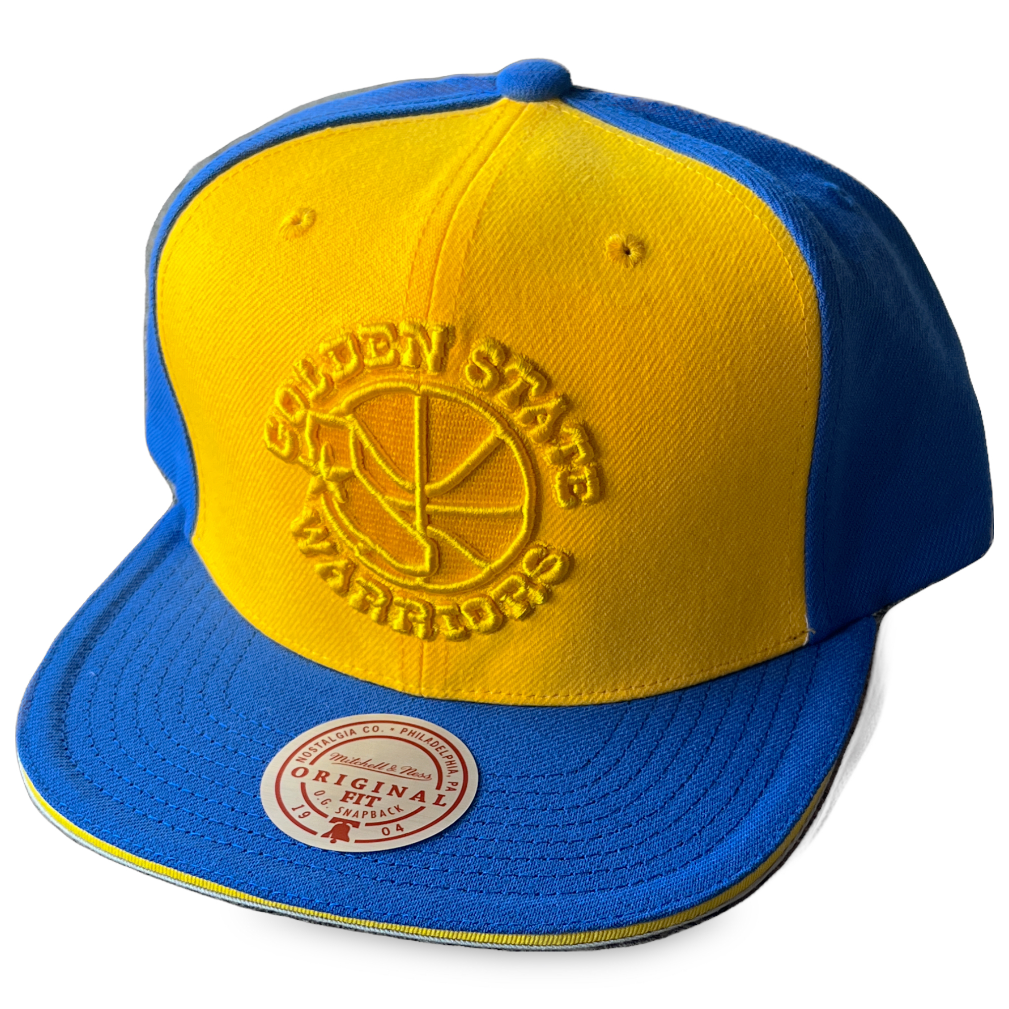Golden State Warriors Color Pop Mitchell and Ness Snapback Hat
