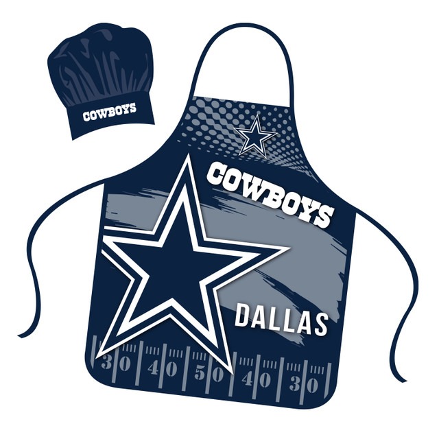 Dallas Cowboys Mojo Chef Apron and Hat Set