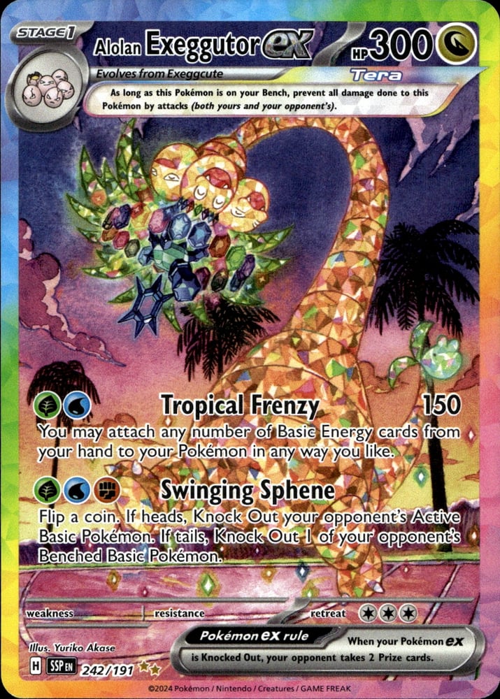 Alolan Exeggutor ex - SV08 242/191