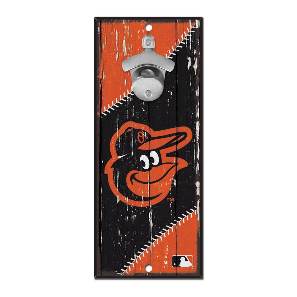 Baltimore Orioles Wood Bottle Opener 5x11"