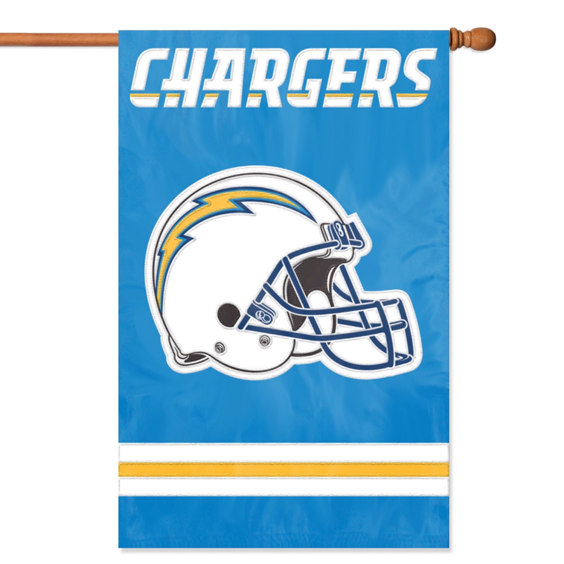 Los Angeles Chargers Embroidered 2-Sided Banner 28x44"