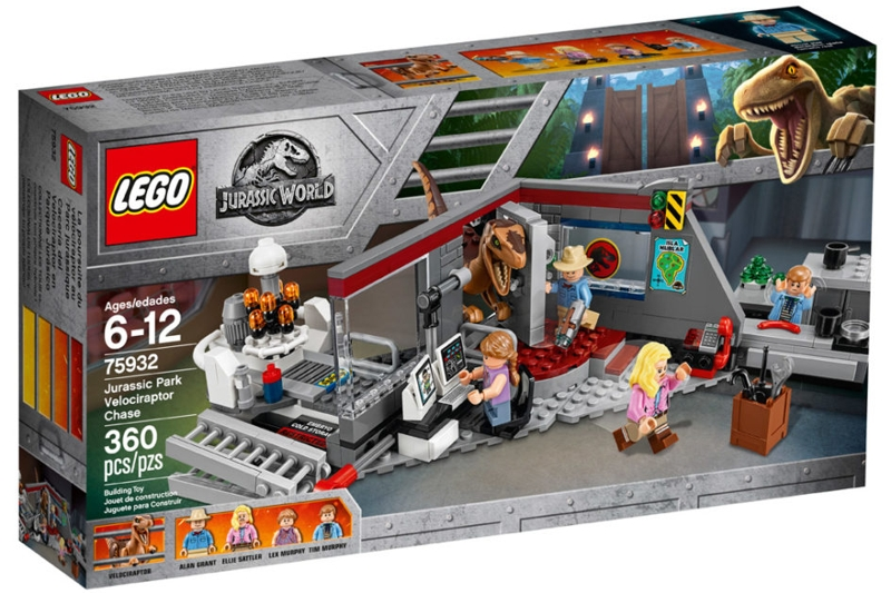 75932-1 Jurassic Park Velociraptor Chase