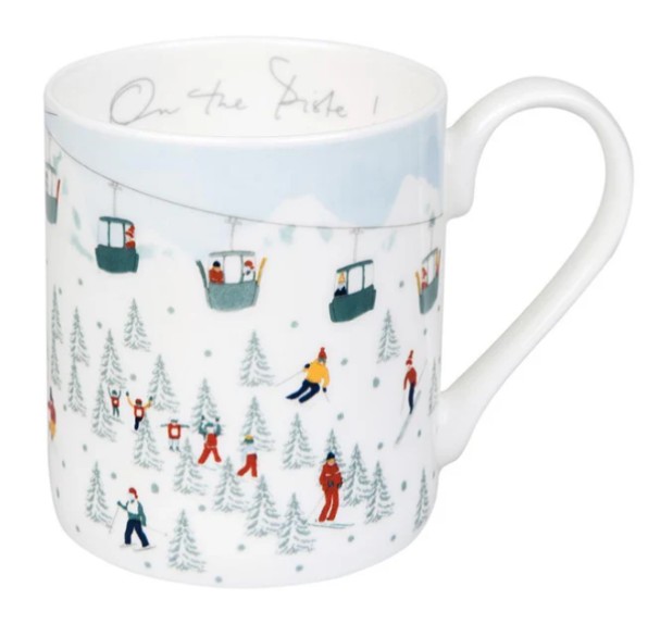 On The Piste Skiing Mug
