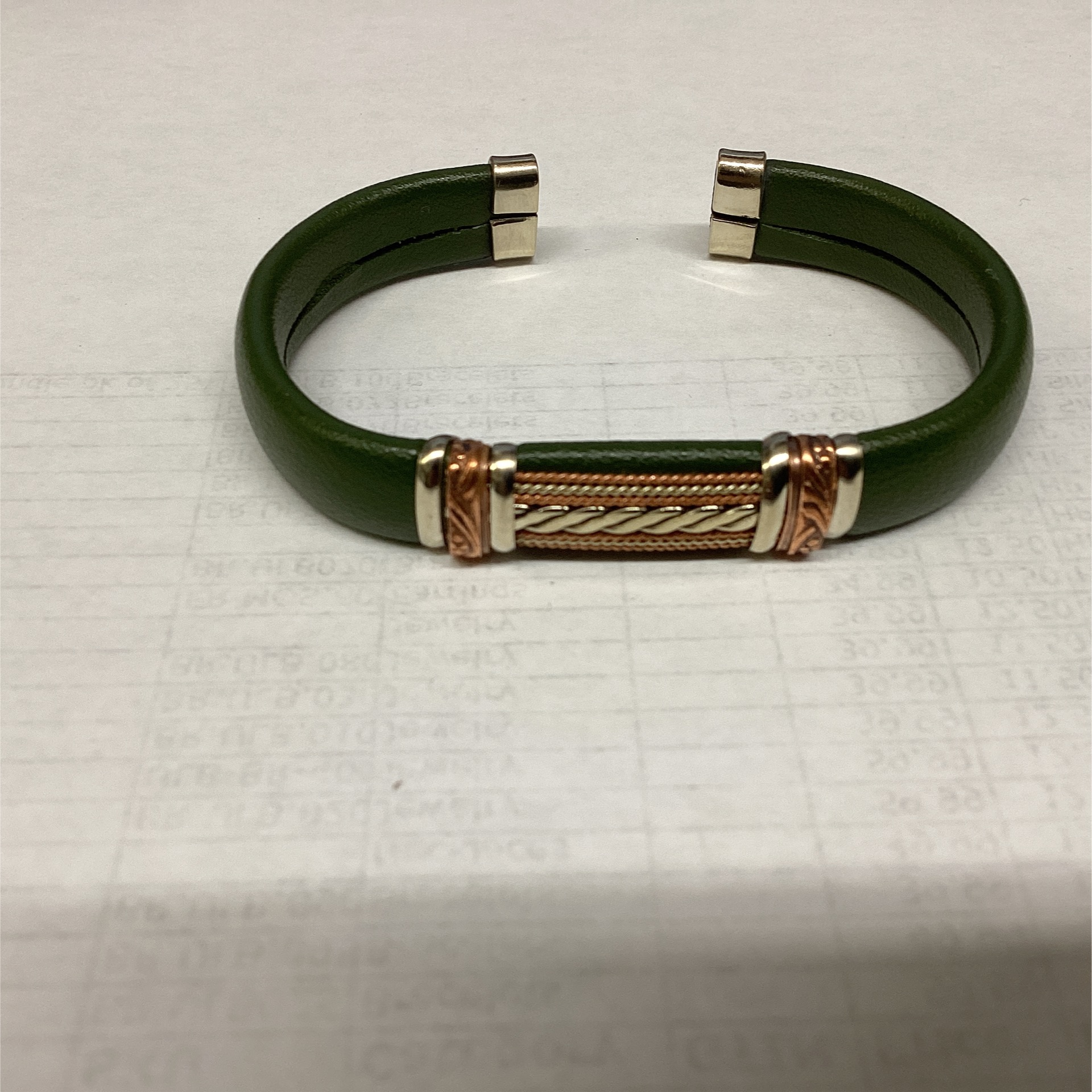 Cactus Leather Bracelet