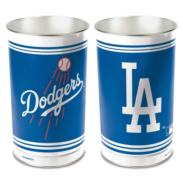 Los Angeles Dodgers Wastebasket 15"