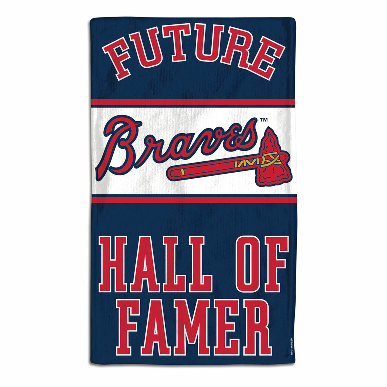 Atlanta Braves Baby Burp Cloth 10x17"
