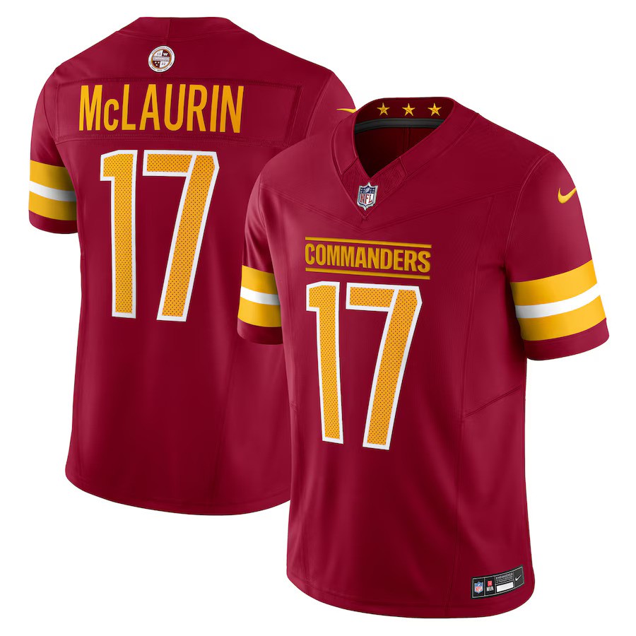 Washington Commanders Terry McLaurin #17 Burgundy Nike Limited FUSE Jersey