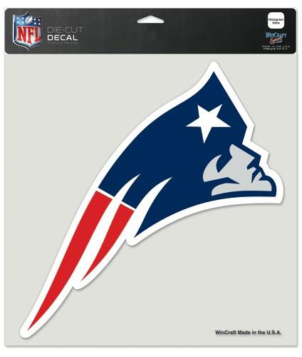 New England Patriots Perfect Cut Decal 8x8"