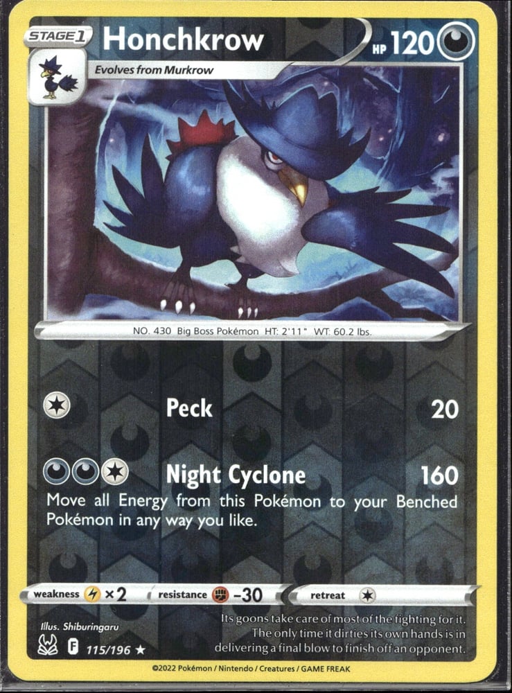 Honchkrow - SWSH11 115/196