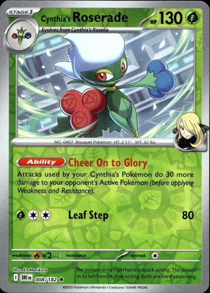 Cynthia's Roserade - SV10 8/182