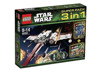 66456 Star Wars Bundle Pack, Super Pack 3 in 1 (Sets 75002, 75004, and 75012)