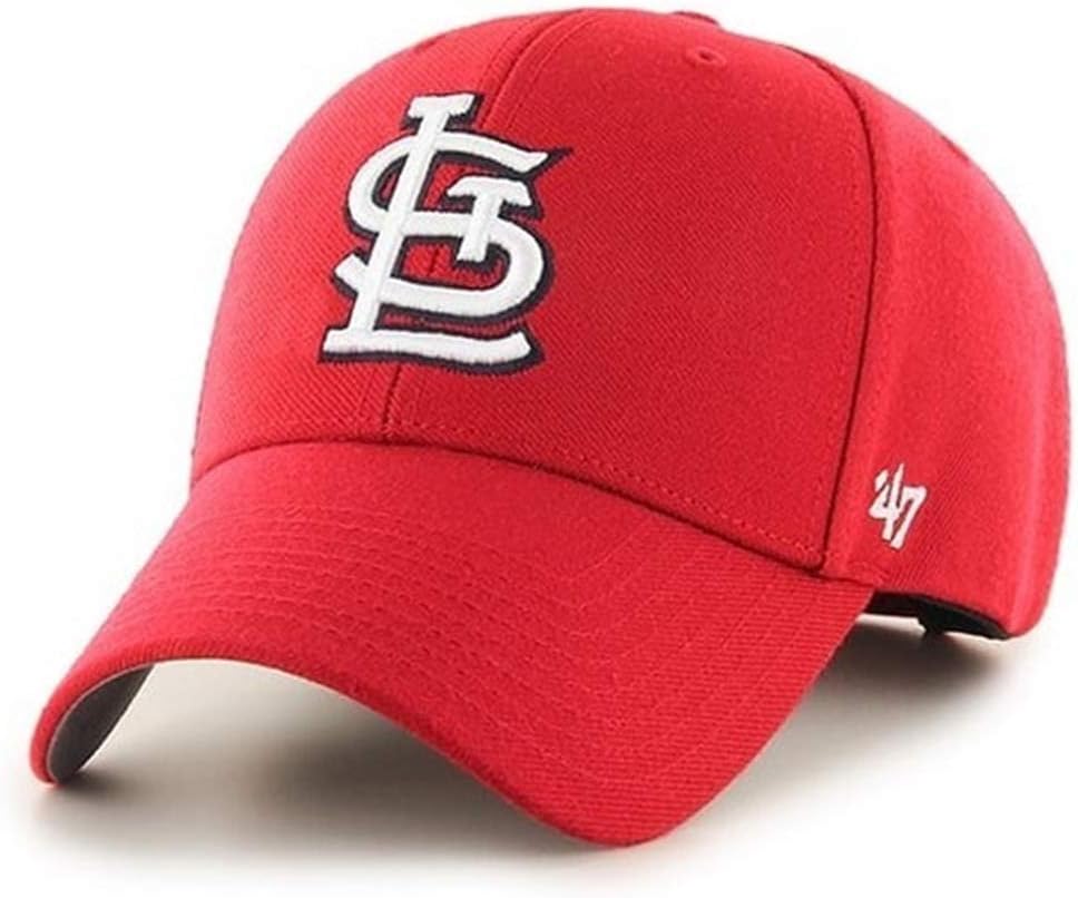 St. Louis Cardinals Red '47Brand MVP Adjustable Hat