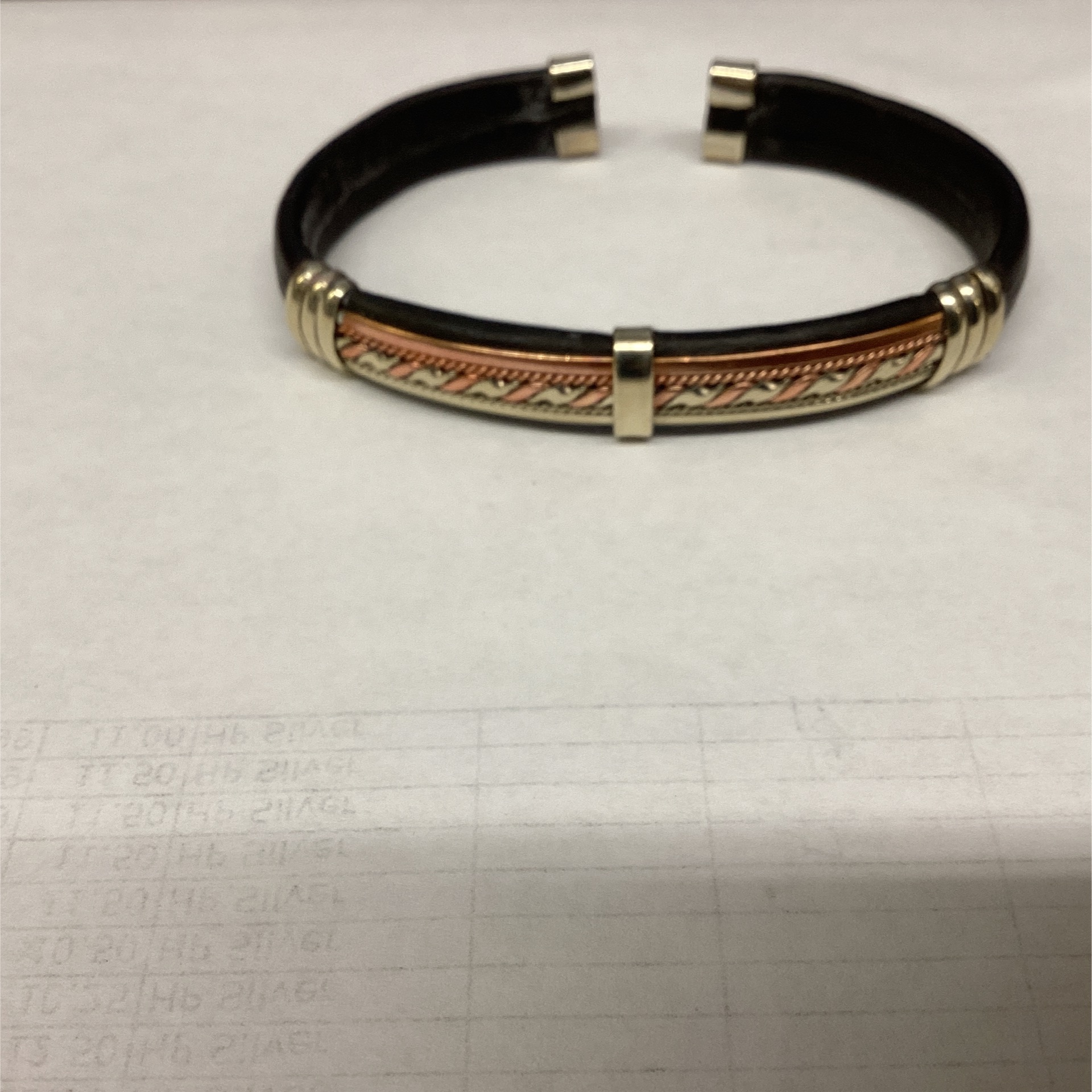 Black Leather Bracelet