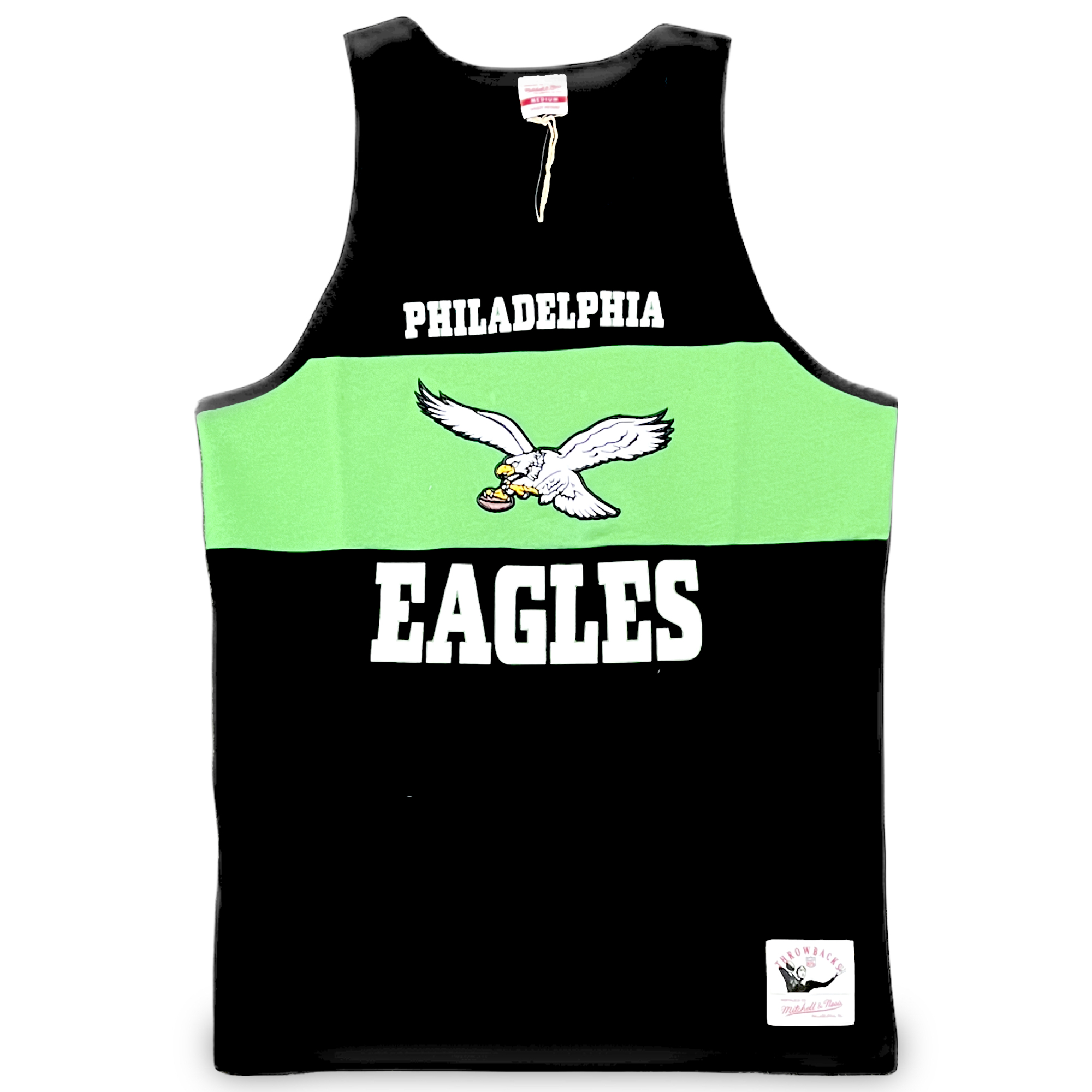 Philadelphia Eagles Retro Mitchell and Ness Colorblock Tank Top