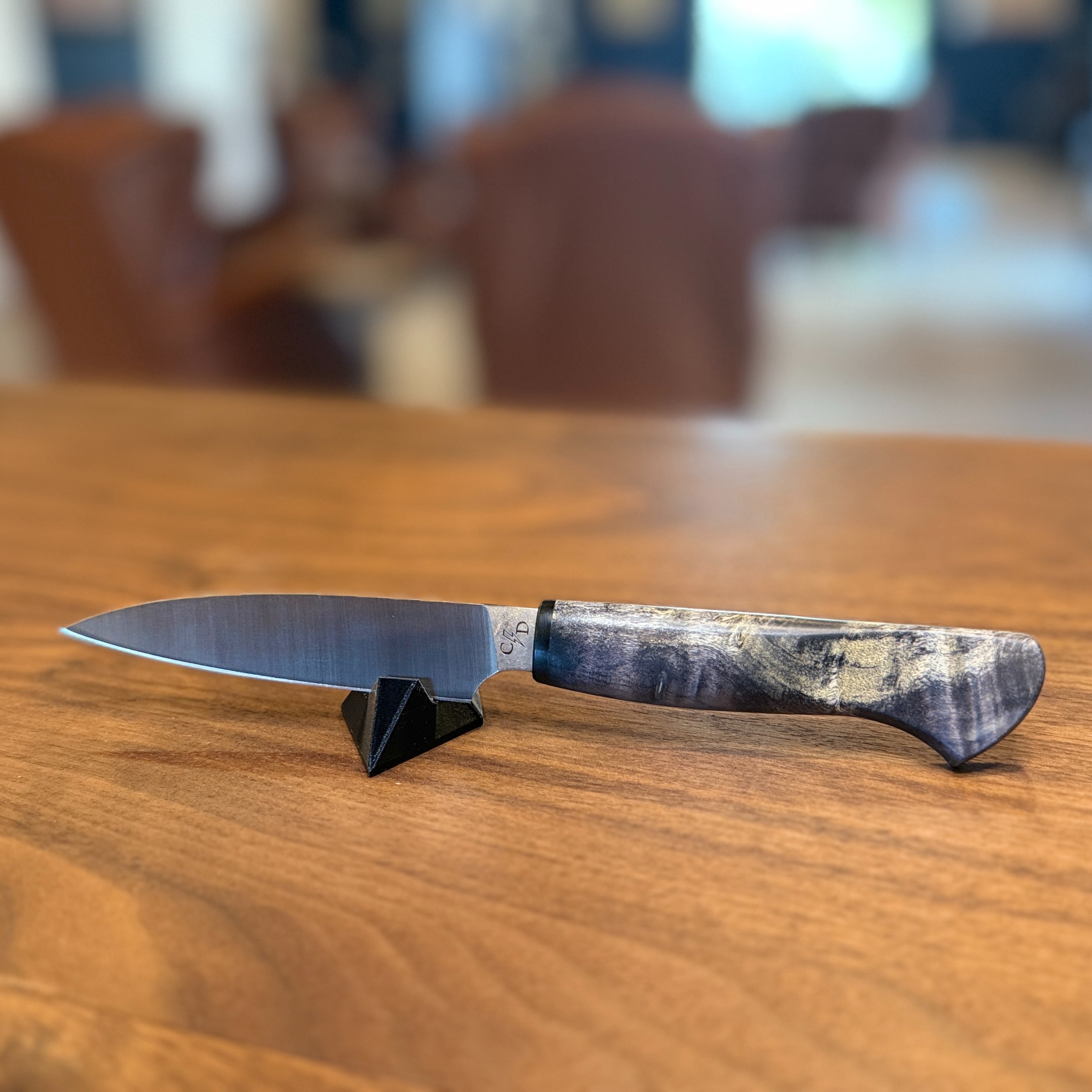 Corey Dunlap Custom Knives Paring Burlwood