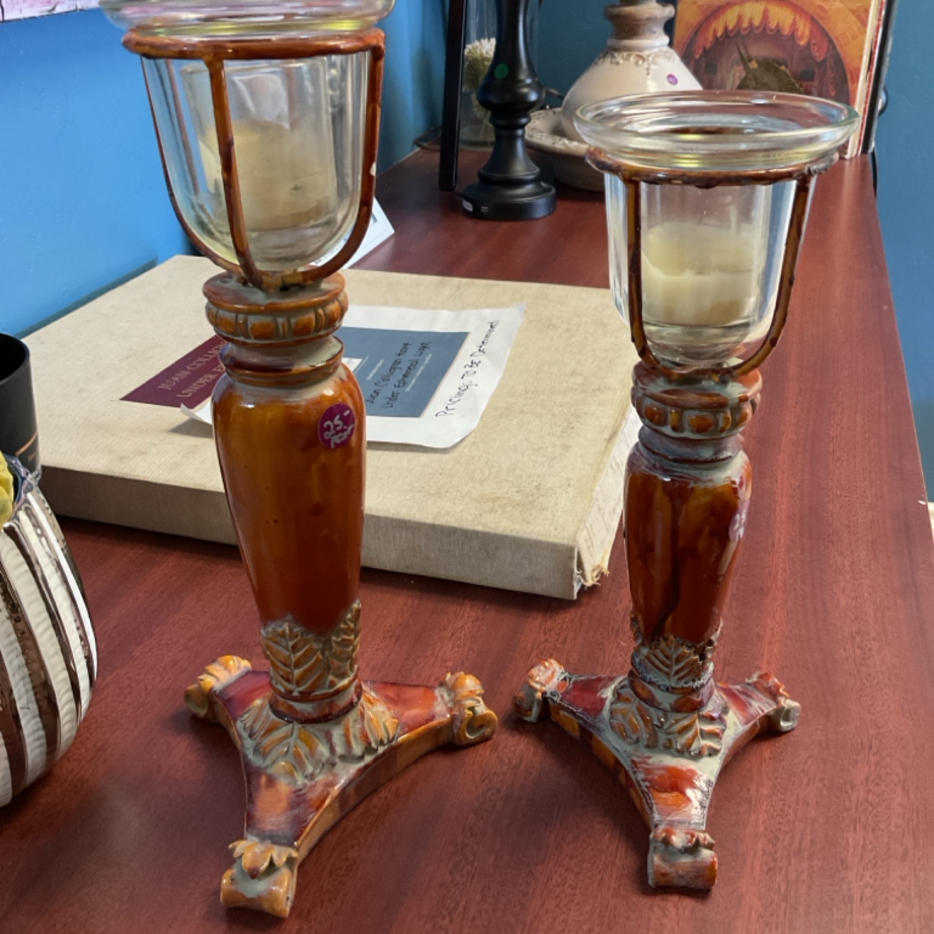 Candle Stand Pair