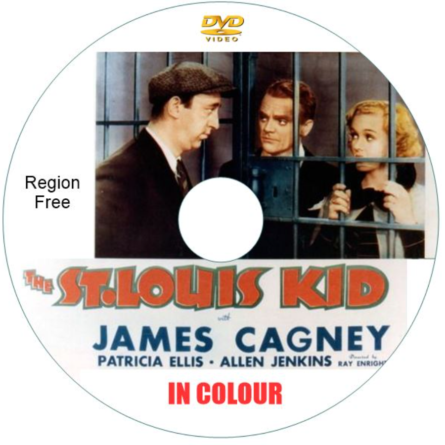 The St Louis Kid. James Cagney (1934) in Color, DVD