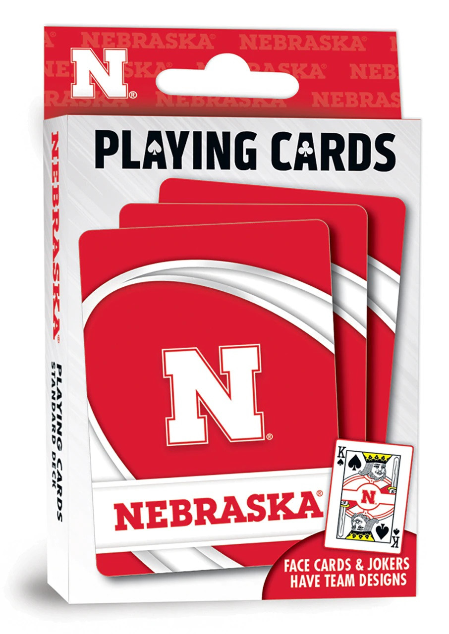 Nebraska Huskers Logo Playing Cards