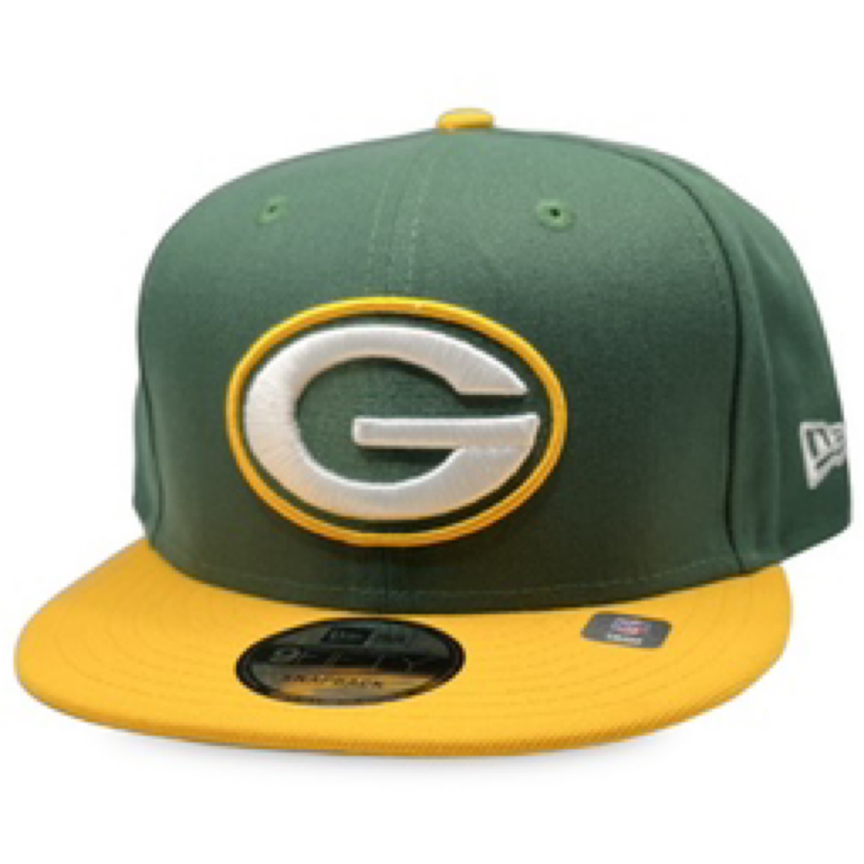 Green Bay Packers New Era Green and Yellow Snapback Hat